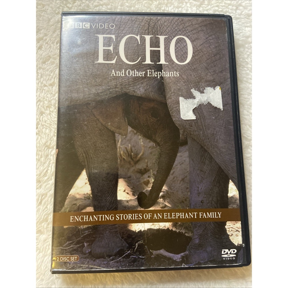 Echo And Other Elephants DVD 2008 BBC Video Nature Documentary 2‎ Disc Set